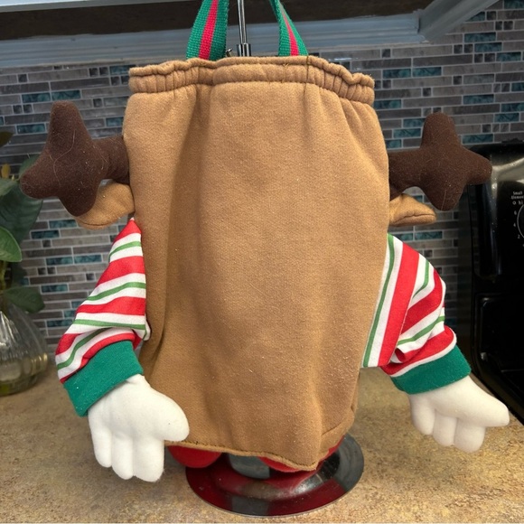 Vintage 1980s Holiday Doofles Christmas Reindeer bag - Picture 3 of 3